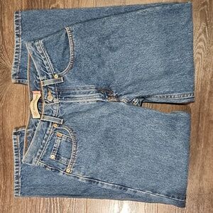 ❤ LEVI'S Y2K VINTAGE 550 STUDENT HIGH RISE RELAXED TAPERED MOM JEANS, 6 (28)